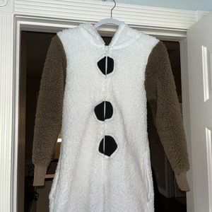 olaf sherpa onesie